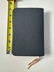 Vintage Oxford University Press Blue Gray Leather KJV Bible
