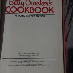Betty Crocker Cookbook New/Revised Edition 1979 Golden Press 2nd print Hardcover