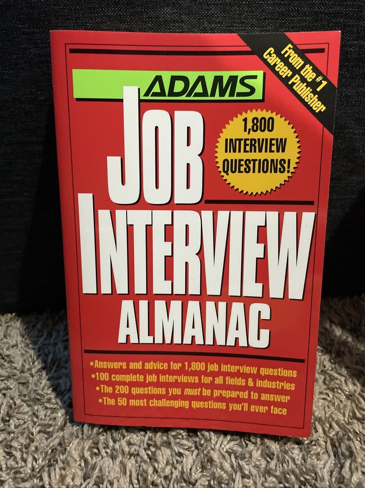 Job Interview Almanac by Adams Media Corporation Staff (1997, Trade Paperback)