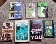 Lot of 9 Detective / Mystery Novels, 5 by Georges Simenon, 4 by Good Authors