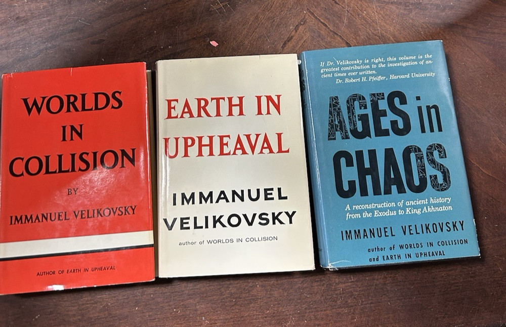 3 HC/DJ MMANUEL VELIKOVSKY, Worlds Collision,Earth In Upheaval, Ages In Chaos