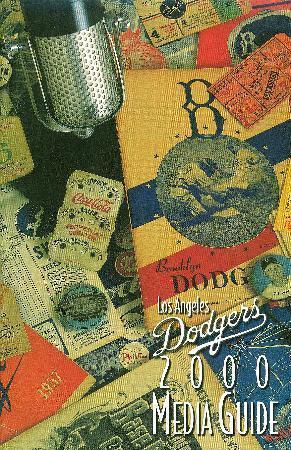 2000 Los Angeles Dodgers Media Guide – 348 Pages