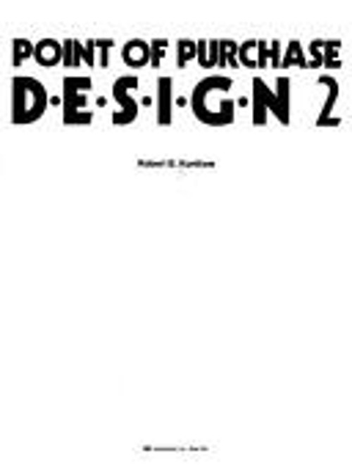 Point-of-Purchase Design Hardcover Robert B. Konikow
