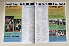1998 Tampa Bay Devil Rays Bundle (Inaugural Program/Pocket Schedule/News) MLB
