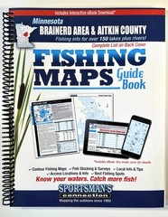 Minnesota Brainerd Area & Aitkin County Fishing Maps Guidebook