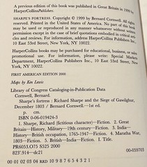 Sharpe’s Fortress: India 1803 by Bernard Cornwell – First Edition NearFine