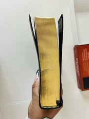 SANTA BIBLIA BILINGUE BIBLE RVR 1960 KJV SEALED BLACK LEATHER New Open/box