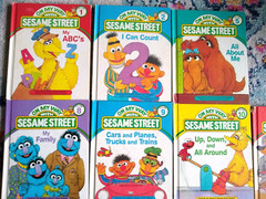 On My Way With Sesame Street Books Set of 11 CTW Big Bird Grover Ernie Bert