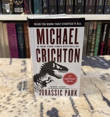 Jurassic Park by Michael Crichton (Hardcover) Mini Library-Bound, Ballantine VG+