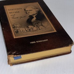 Vtg 1958 Brown Executive Record and Travel Guide Monticello BOOK See Pics/169j