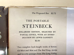 THE WAYWARD BUS by JOHN STEINBECK-1st Ed-1st Pr-1947-$2.75 Dust Jacket-Complete
