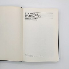 Elements of Acoustics 1st Ed, by Samuel Temkin, 1981, Hardcover VGC – SHIPS FREE