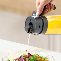 P&M Essentials+ 16oz 2 in 1 Olive Oil Dispenser for Kitchen – Available in Black
