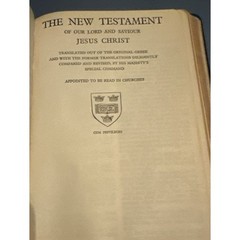 HOLY BIBLE ILLUSTRATED Oxford Self-Pronouncing Edition VTG King James READ