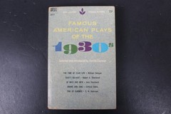 Famous American Plays of the 1930s Harold Clurman 1959 1st Printing Drama Dell