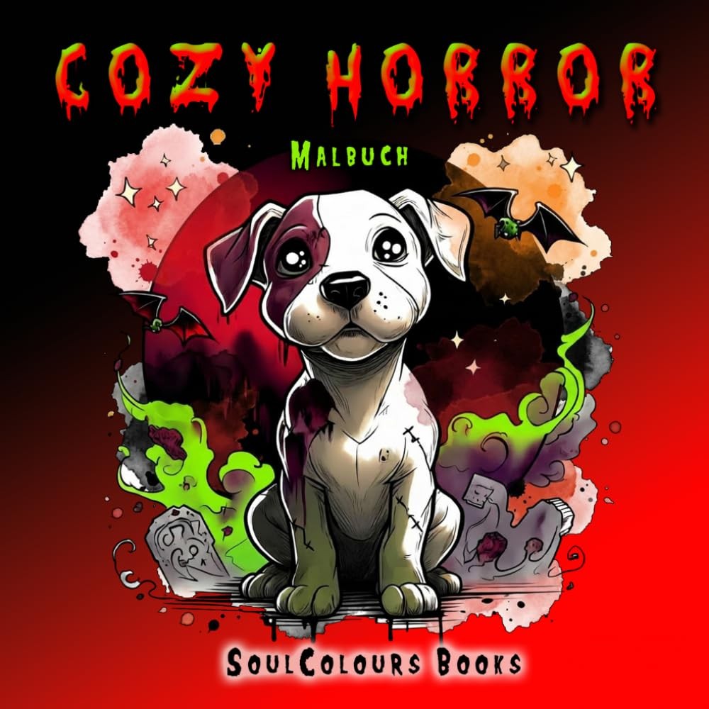 Cozy Horror Malbuch: 50 einfache Grusel – Motive im Bold and Easy Style zum…