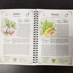 Spiral-bound Natural Healing Handbook Herbal Encyclopedia & Plant Guide Notebook