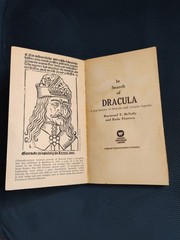 IN SEARCH OF DRACULA: A TRUE HISTORY OF DRACULA AND VMPIRE LEGENEDS (1973 TPB)