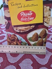Rare Presto Vintage 1950 Deep Fryer: Recipe, Instruction, Cook Booklet 39 Pages