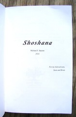 Shoshana ✡2014 PB✡ Michael F. Barrett Neo-Nazis War Criminal Cop Thriller Novel