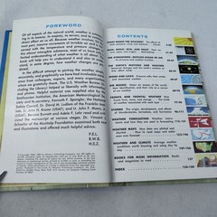 Weather – Herbert S. Zim 1965, Hardback Book Golden Science Guide 301 Color