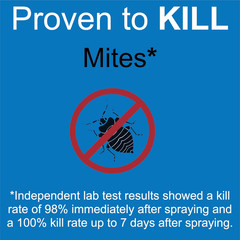 Natural Mite Spray – 16 Oz Bottle – Plant Based Treatment for Dust, Spider, Carp