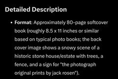 Jack Rosen Photographer Softcover Photography Book 80 Pages