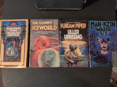 Vintage 4 Lot Science Fiction PB Various Authors and Titles 1980s 1990s