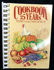 Vintage 1980s Women Of The Farm Bureau Spiral Bound Cookbook 489 Pages Closeout