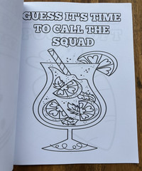 Shit For Old People To Color Funny Adult Coloring Book ~ Over the Hill Joke Gift