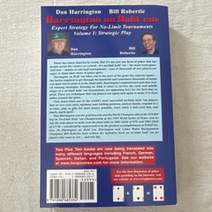 Harrington on Hold ’em Vol I Strategic Play by Harrington/Robertie 2004 PB 1st