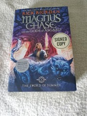LOT OF THREE MAGNUS CHASE: RICK RIORDAN; FIRST/SIGNED: G