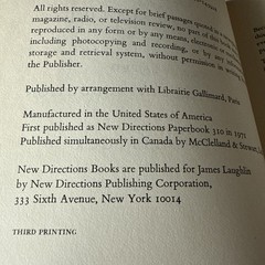 GUILLAUME APOLLINAIRE Selected Writings PB 3rd Print Roger Shattuck