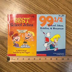 Joke book 9 set lot funny kids School Garfield Riddles Animal Dinosaur Pet books