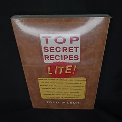 Vintage 1998 Cookbook Top Secret Recipes Lite Paperback 256 Pages Sealed