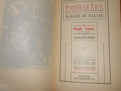 VTG RARE Honore de Balzac Lot of 4 „Parisian Life” Avil Publishing 1901 – HC GC