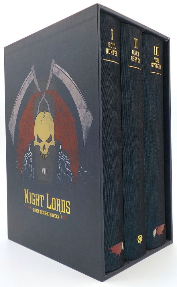 NIGHT LORDS TRILOGY Signed #d Boxed Set 3 Volume Set Black Library Warhammer 40K