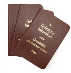 3 Pocket Size United States Declaration Of Independence & Constitution Of the US