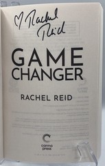 RACHEL REID GAME CHANGER SIGNED AUTOGRAPHED PAPERBACK BOOK HEATED RIVALRY HBO #1