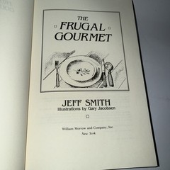 The Frugal Gourmet Hardcover By Jeff Smith Vintage Cook Book 1984 edition