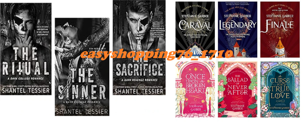 3 Book set L.O.R.D.S Series by The Ritual, The Sinner, The Sacrifice