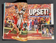 NEWSSTAND 1988 Sports Illustrated Minnesota VIKINGS Redskins SOONERS EX