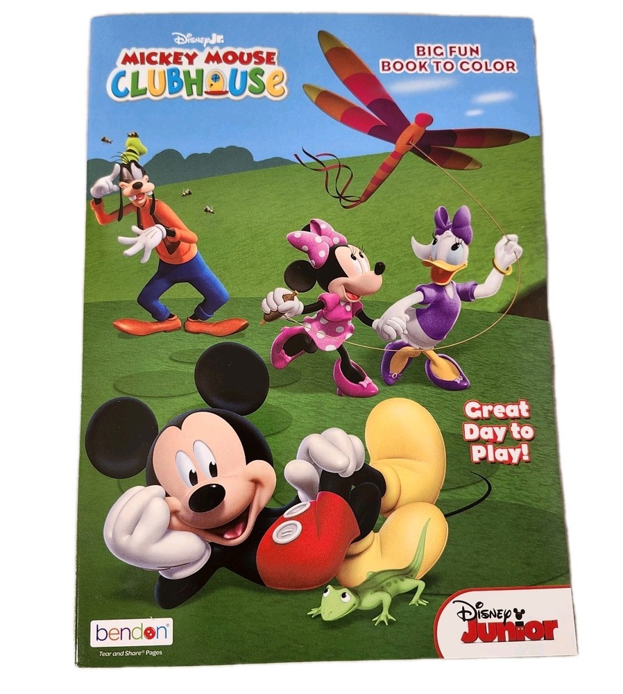 Disney Mickey Mouse Clubhouse Jumbo Coloring Book Minnie Mouse Daisy Duck Goofy