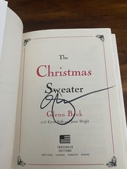 The Christmas Sweater by Glenn Beck (2008, Hardcover) SIGNED – FREE SHIPPING