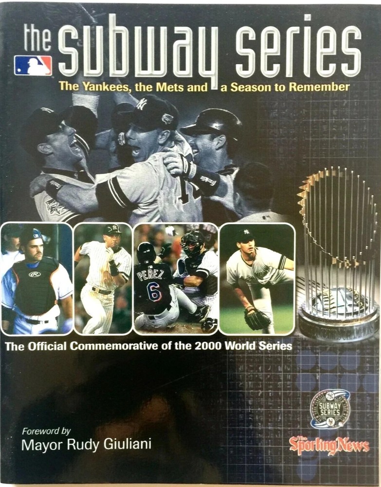 2000 MLB *NY METS vs *NY YANKEES-SUBWAY SERIES *SPORTING NEWS OFFICAL MAGAZINE
