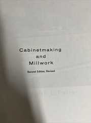 Cabinetmaking and Millwork Hardcover John L. Feirer with 20-in-1 shop guide