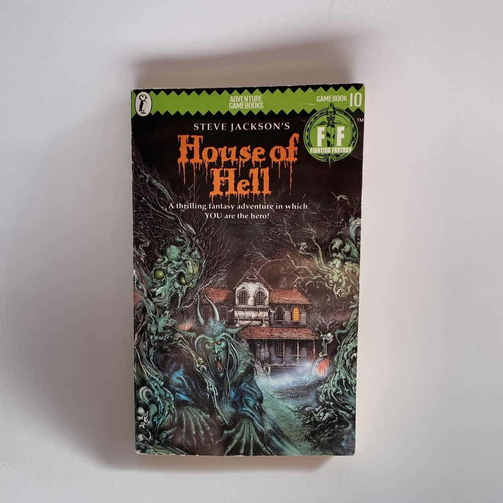 Steve Jackson’s House of Hell Fighting Fantasy Gamebook #10 Paperback