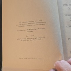 Reader’s Digest Condensed Books HC First Edition 1953 Selections