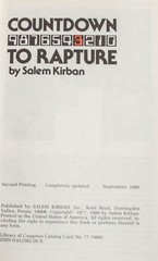 Salem Kirban Lot of 3 PB-1980’s-Rise of Anti-Christ, …Prophecy, …Rapture-VG