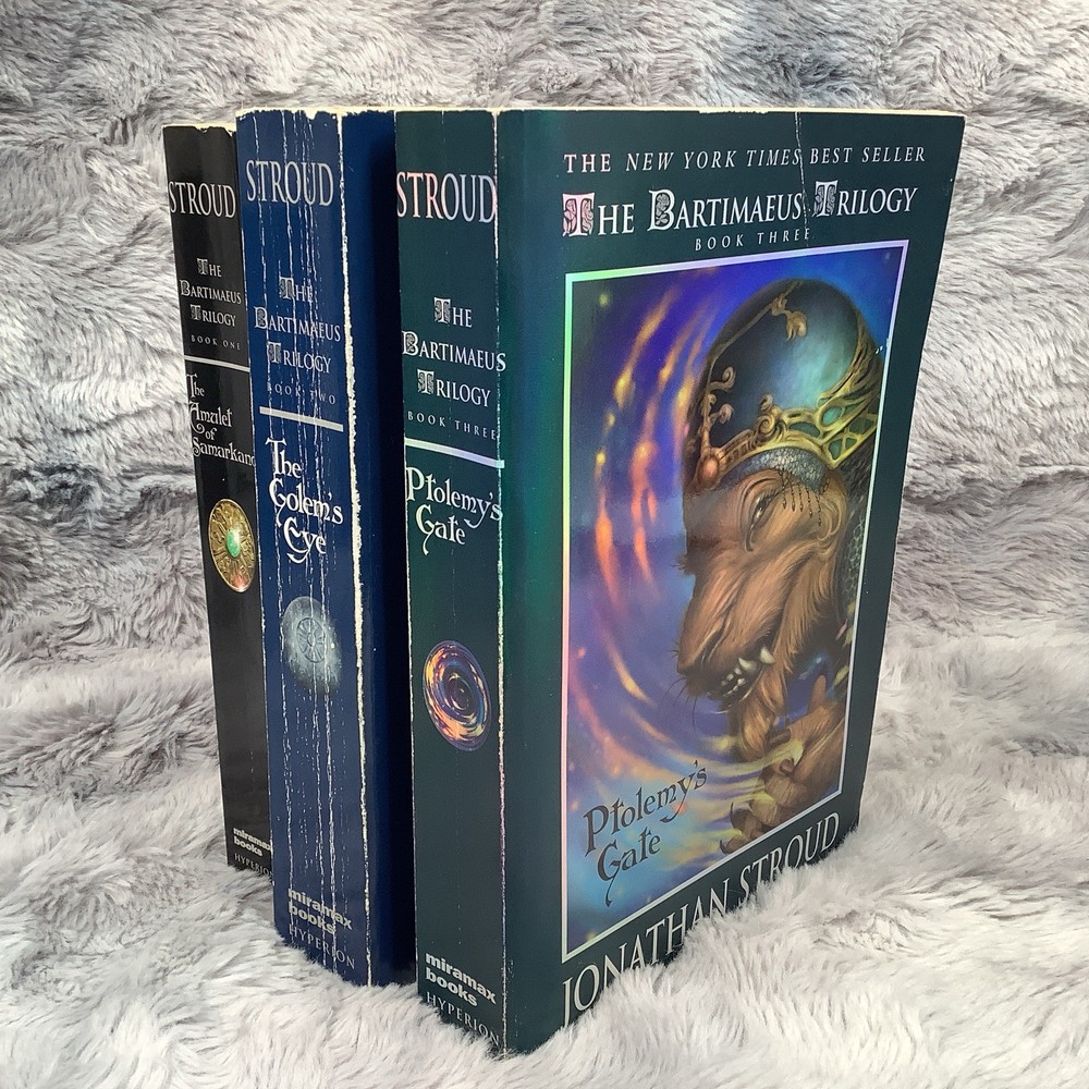 The Bartimaeus Trilogy Paperback Set Of 3 First Edition Jonathan Stroud 1st Ed
